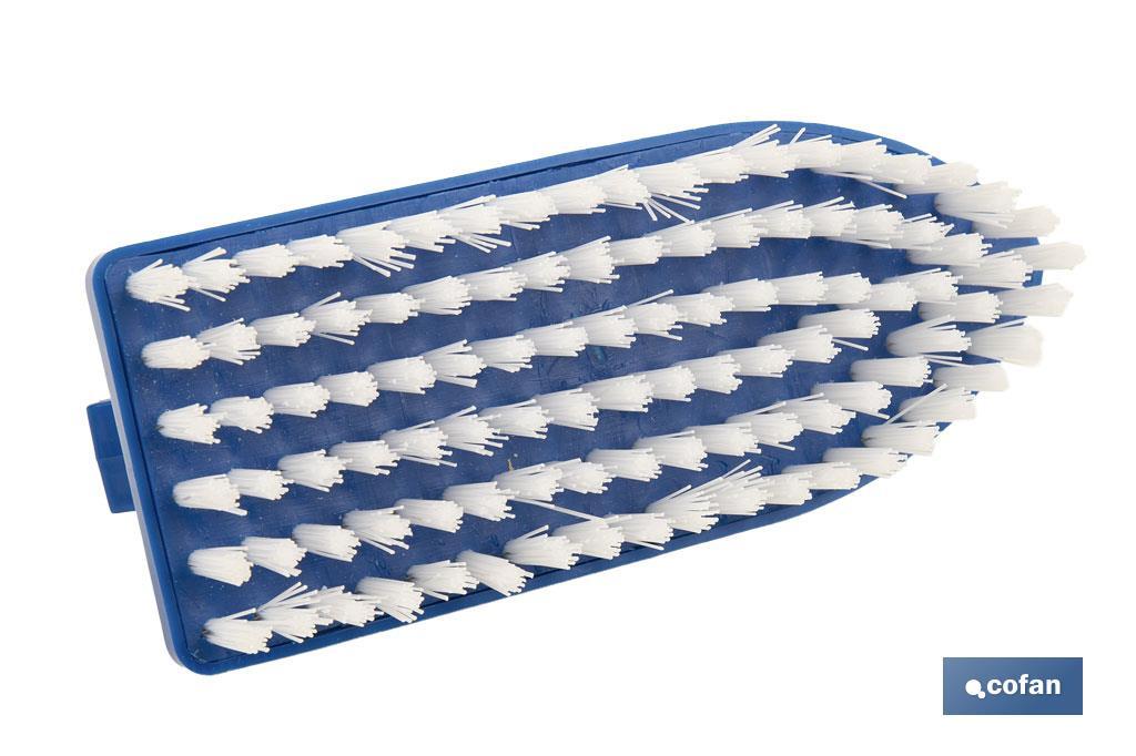 Cepillo de mano para limpiar piscinas | Limpieza eficiente de escalones, juntas y esquinas - Cofan