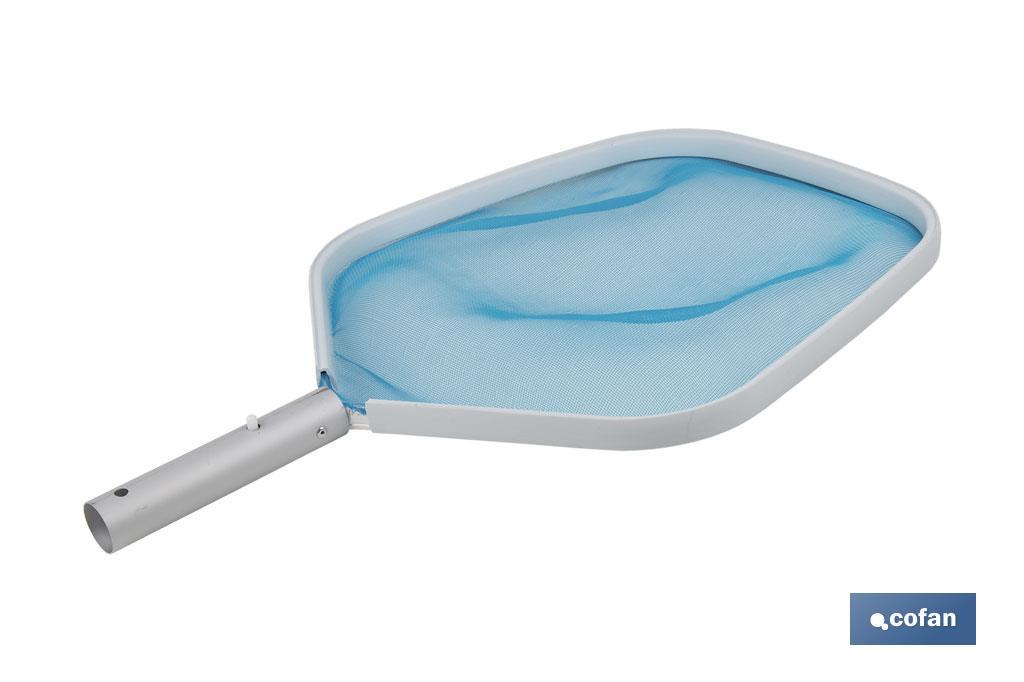 Recoge hojas de aluminio para piscinas | Ideal para limpiar la superficie de hojas e insectos - Cofan