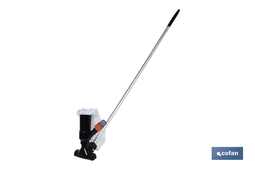 Aspirador de piscina con pértiga de 120 cm | Ideal para una limpieza impecable - Cofan