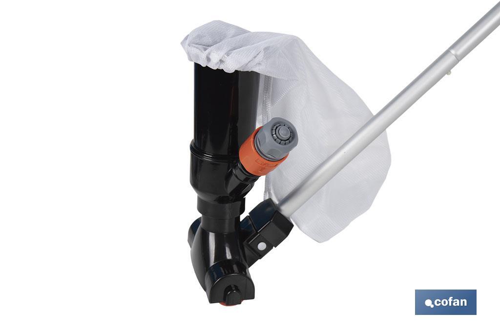 Aspirador de piscina con pértiga de 120 cm | Ideal para una limpieza impecable - Cofan