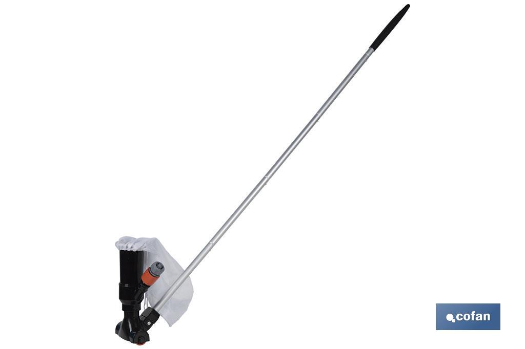 Aspirador de piscina con pértiga de 120 cm | Ideal para una limpieza impecable - Cofan