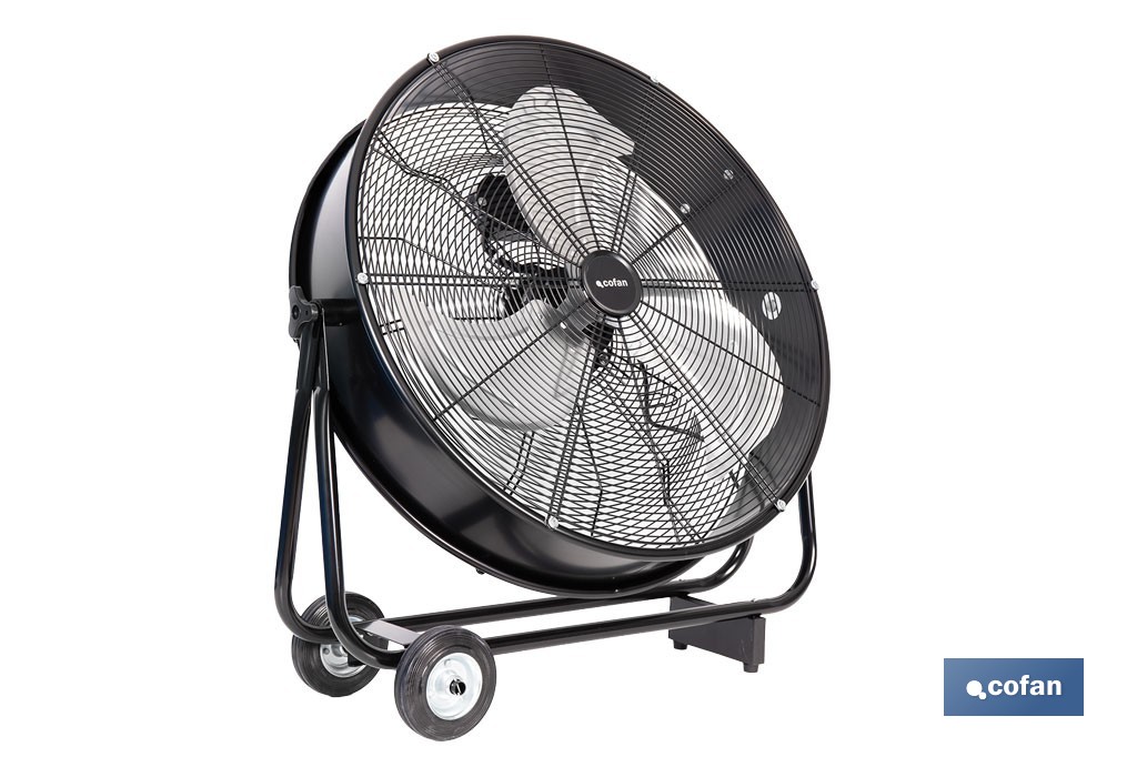 Ventilador industrial de suelo con 3 aspas | Potente motor con varias velocidades | Disponible en diferentes medidas y potencias - Cofan
