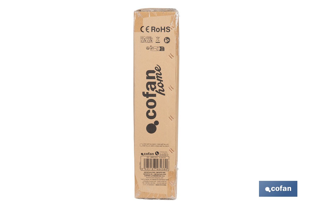 Ventilador de pie de 70 W con mando a distancia y 5 aspas | 3 velocidades, función oscilación, temporizador, 3 modos de ventilación | Disponible en diferentes colores - Cofan