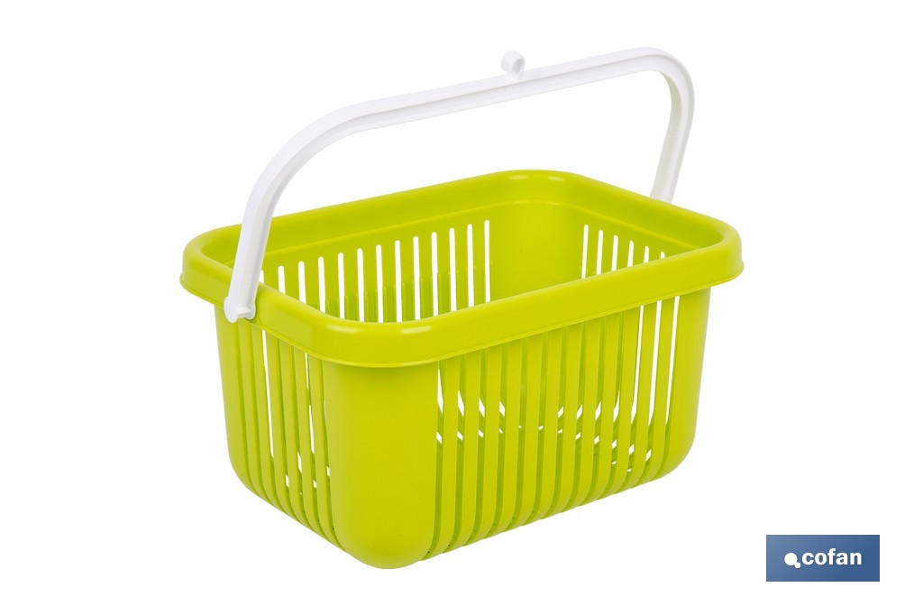 Cesta para pinzas de ropa con colgador | Almacenamiento para colada | Disponible en diferentes colores - Cofan