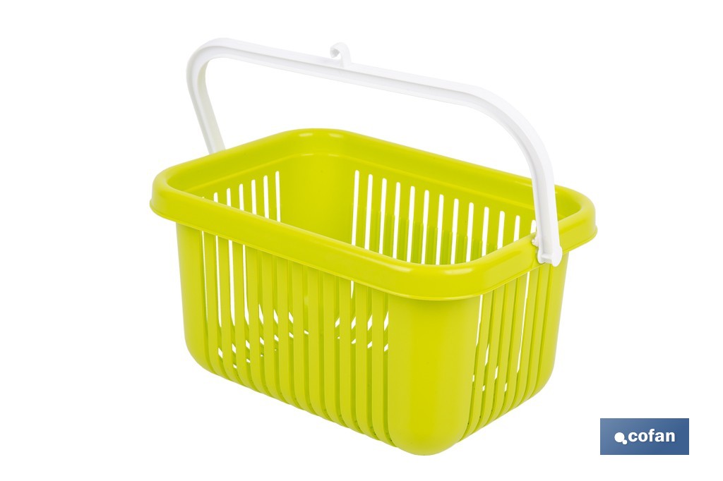 Cesta para pinzas de ropa con colgador | Almacenamiento para colada | Disponible en diferentes colores - Cofan