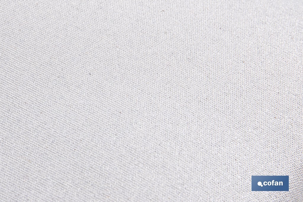 Cushioned ironing board cover | Colour: metallic grey | Material: 100% cotton | Reflects steam | Available in two different sizes - Cofan