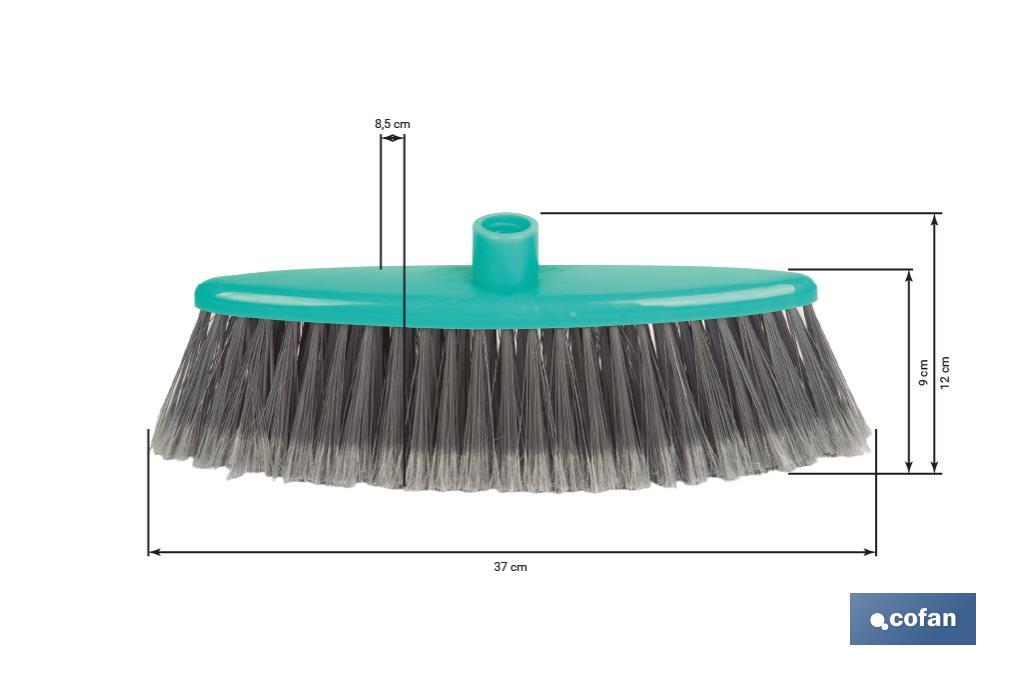 Cepillo de barrer plumado | Color: Verde agua - Cofan