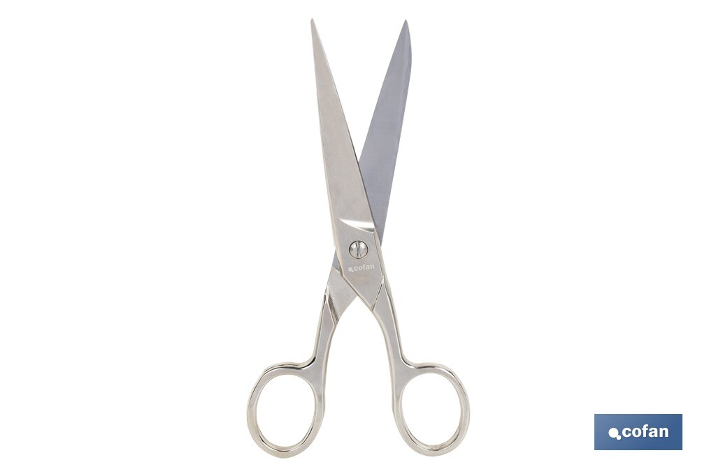 Tijeras de costura profesionales | Hojas de acero al carbono | Precisión y durabilidad en el corte de tejidos | Disponibles en diferentes medidas - Cofan