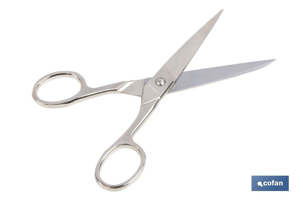 Tijeras de costura profesionales | Hojas de acero al carbono | Precisión y durabilidad en el corte de tejidos | Disponibles en diferentes medidas - Cofan