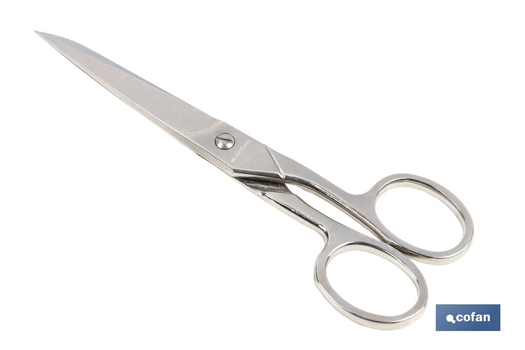 Tijeras de costura profesionales | Hojas de acero al carbono | Precisión y durabilidad en el corte de tejidos | Disponibles en diferentes medidas - Cofan