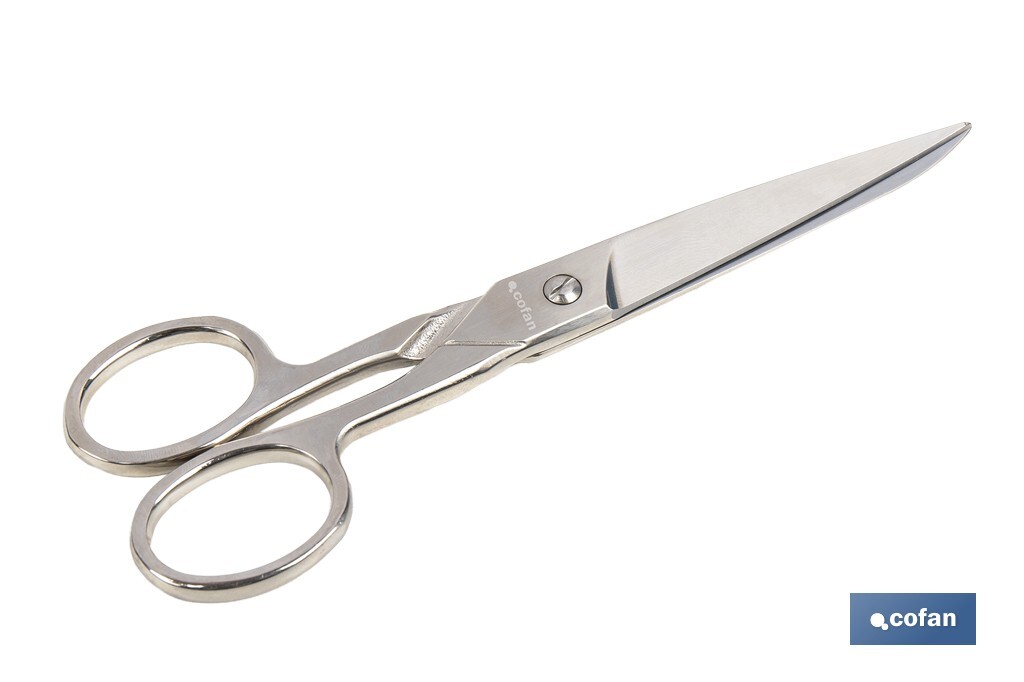 Tijeras de costura profesionales | Hojas de acero al carbono | Precisión y durabilidad en el corte de tejidos | Disponibles en diferentes medidas - Cofan