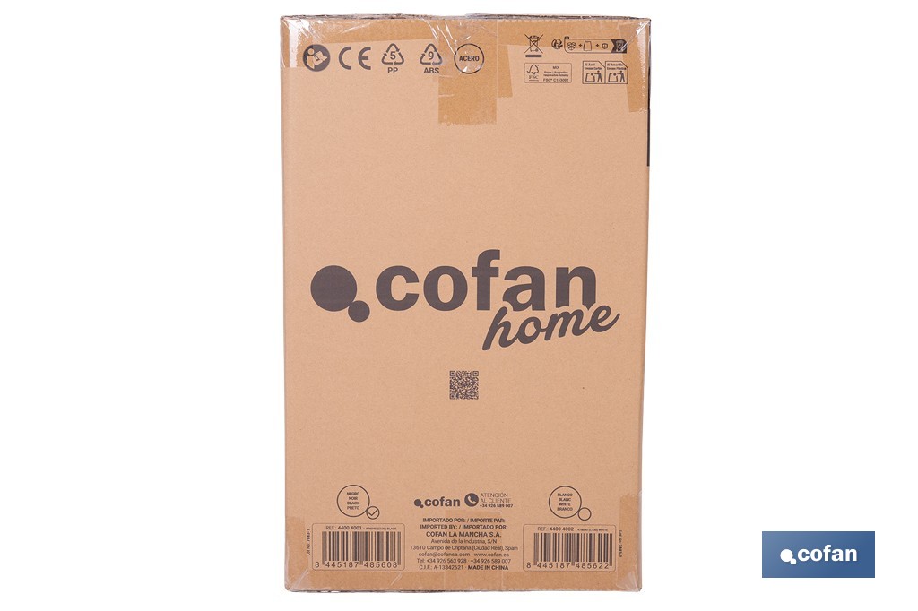 Cubo de basura con sensor de movimiento | Apertura automática y cubo interior extraíble | Disponible en diferentes colores y capacidades - Cofan