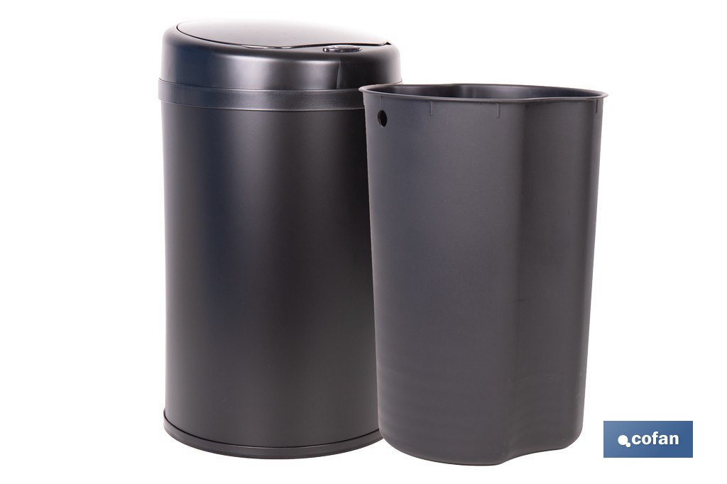 Cubo de basura con sensor de movimiento | Apertura automática y cubo interior extraíble | Disponible en diferentes colores y capacidades - Cofan