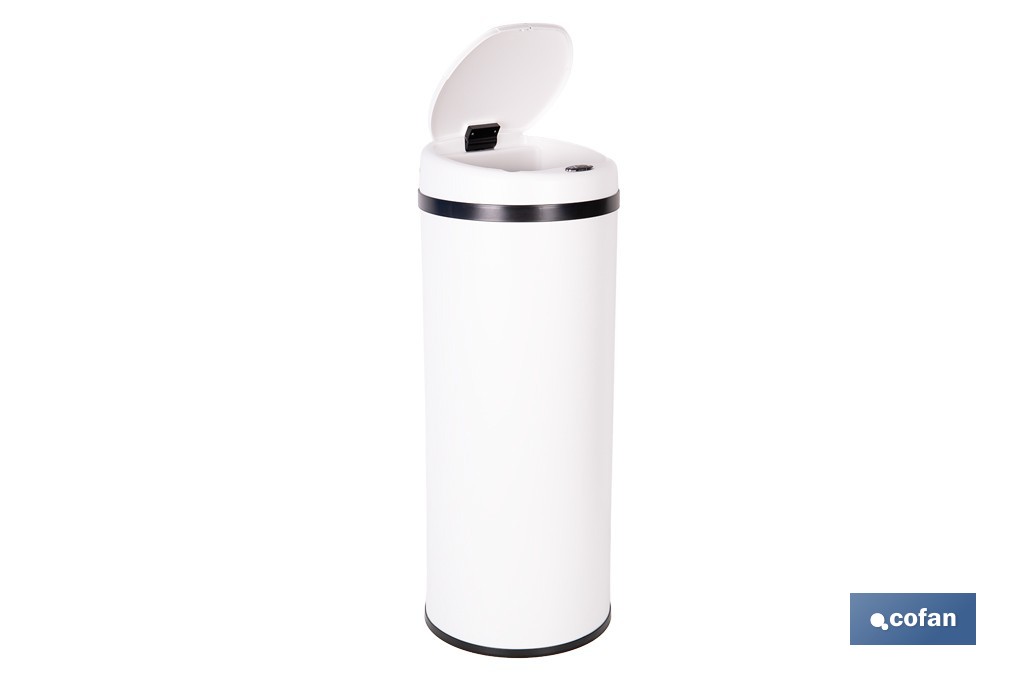 Cubo de basura con sensor de movimiento | Apertura automática y cubo interior extraíble | Disponible en diferentes colores y capacidades - Cofan