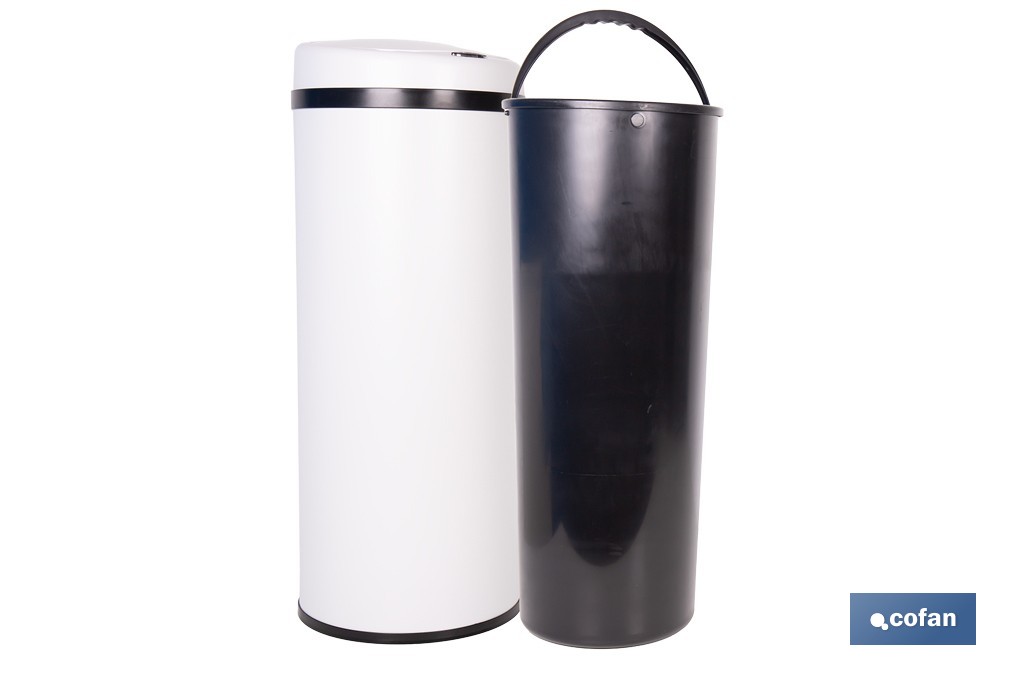 Cubo de basura con sensor de movimiento | Apertura automática y cubo interior extraíble | Disponible en diferentes colores y capacidades - Cofan