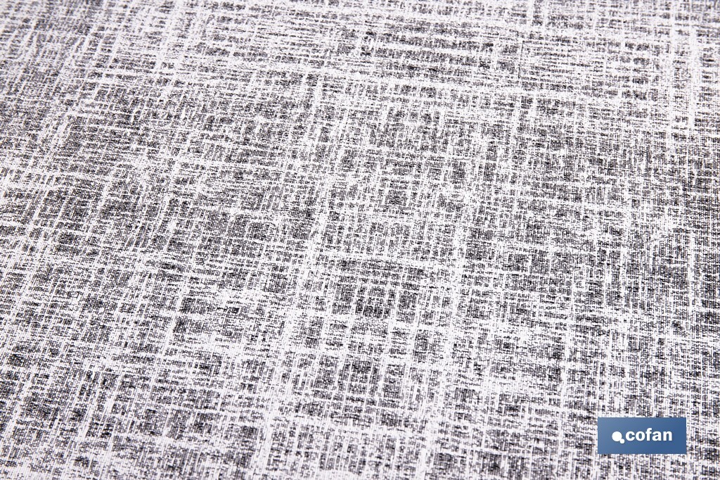 Rollo de alfombra vinílica para interior | Diseño Jaspeado en color gris marengo | Impermeable y de fácil limpieza - Cofan