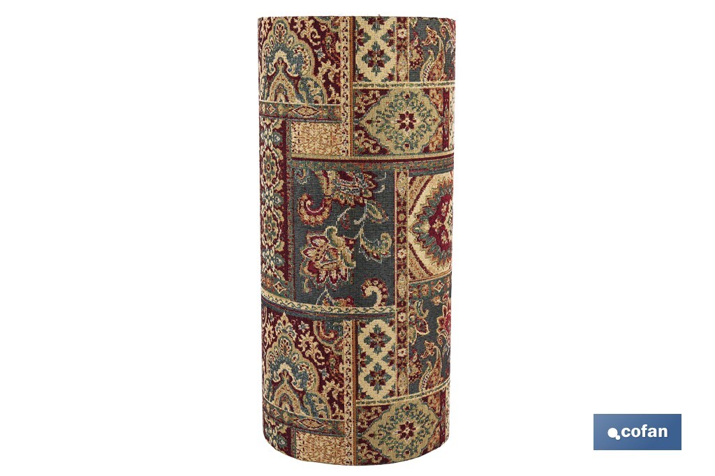 Rollo de alfombra vinílica para interior | Diseño con estampado de Oriente | Impermeable y de fácil limpieza - Cofan