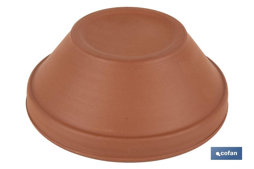 Velas aromáticas de citronela en recipiente de terracota | Duración: 20 horas - Cofan