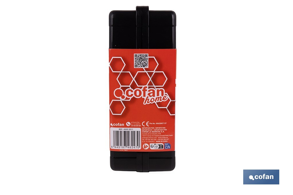 Hornillo de gas portátil | Material: acero | Encendido piezoeléctrico | Boquilla universal | Ideal para camping, excursiones y uso en exteriores - Cofan