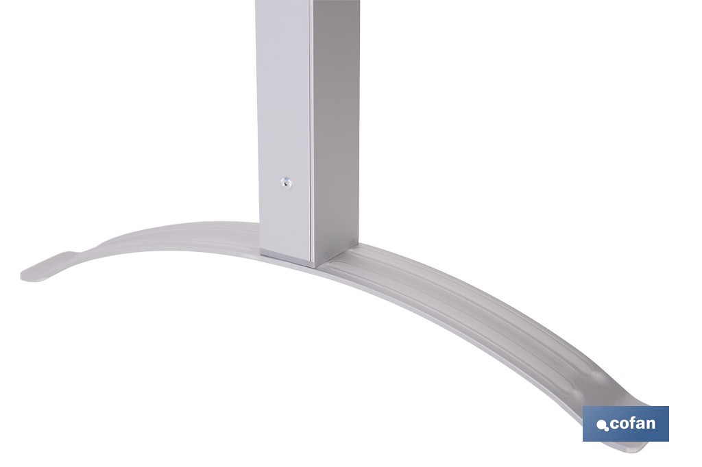 Toallero eléctrico de aluminio 100 W | Radiador secatoallas de pie o pared IP22 | Medidas: 90 x 53 x 35,5 cm - Cofan