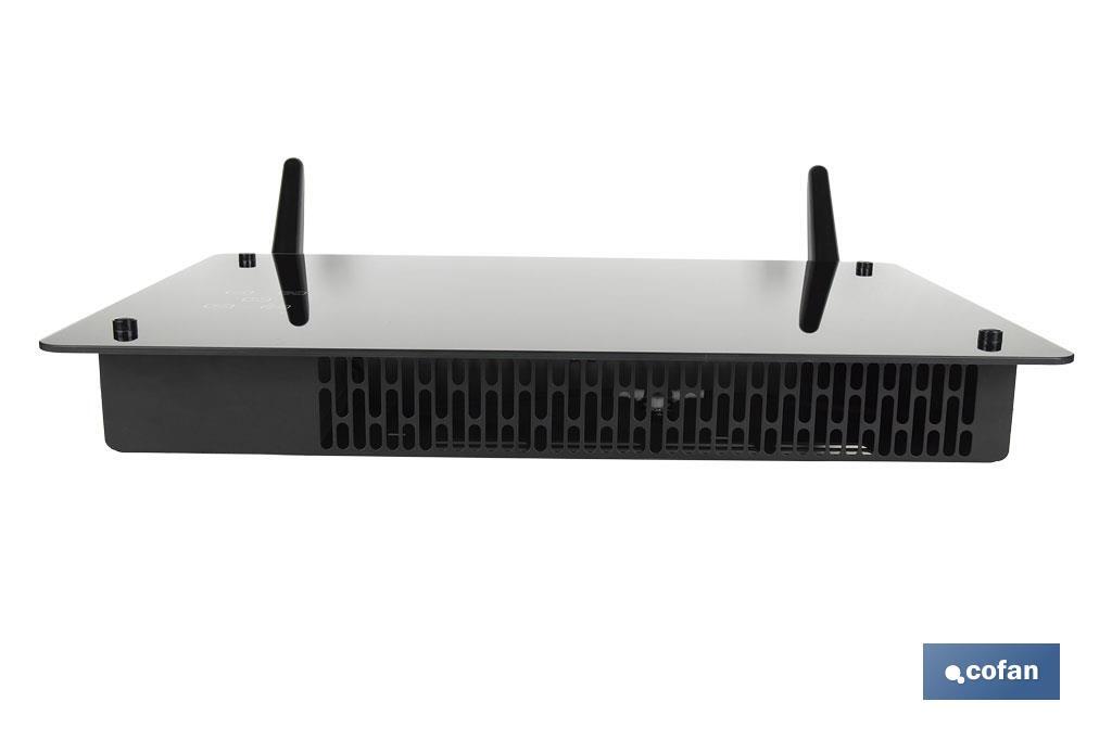 Convector de panel de vidrio con pantalla LED | Potencia: 1500 W - Cofan