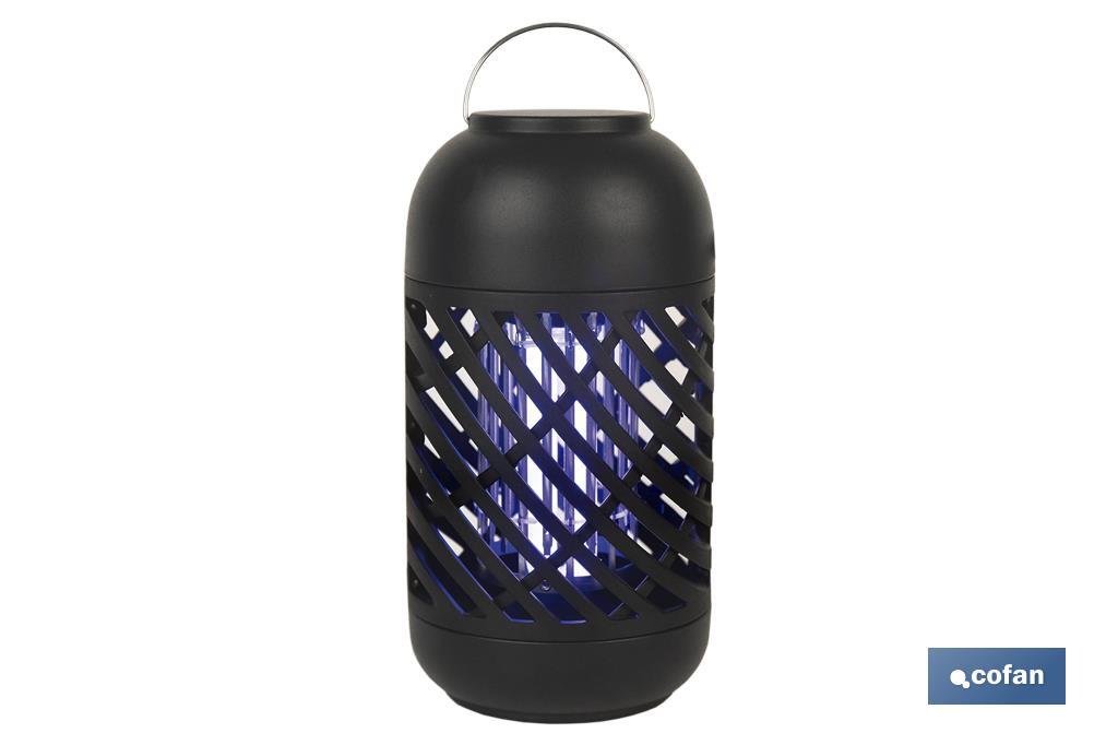 Lámpara LED antiinsectos | Potencia: 5 W | Descarga Eléctrica: 800-1000 V  | Área: 60 m² | Protégete contra los insectos - Cofan