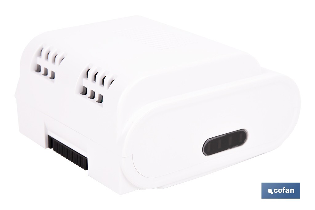 Batería Li-Ion recargable | 25,9 V 2500 mAh | Medidas: 5 x 8,5 x 10 cm - Cofan