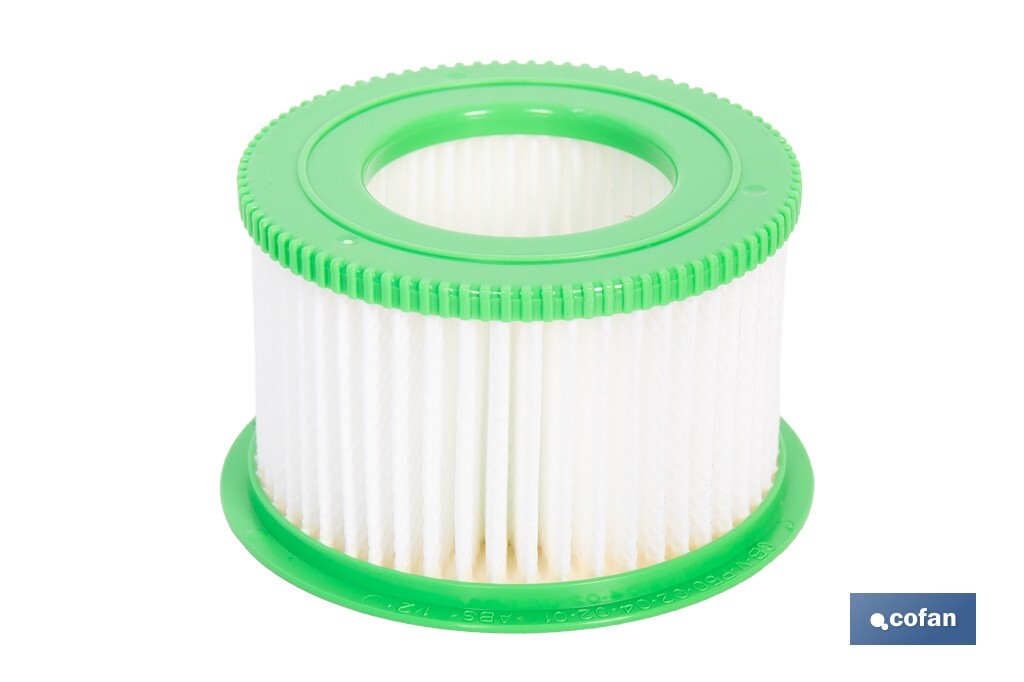 Filtro HEPA lavable y reutilizable para aspiradoras | Compatible con aspiradoras 45053301 y 45053302 | Alta eficiencia | Medidas: 7 x 4 cm - Cofan
