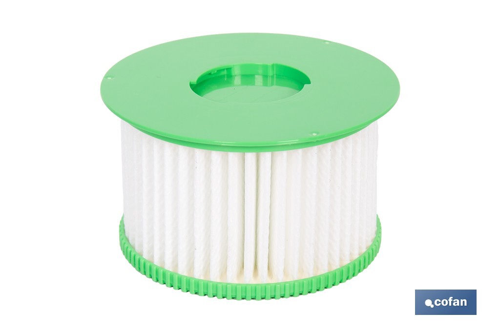 Filtro HEPA lavable y reutilizable para aspiradoras | Compatible con aspiradoras 45053301 y 45053302 | Alta eficiencia | Medidas: 7 x 4 cm - Cofan