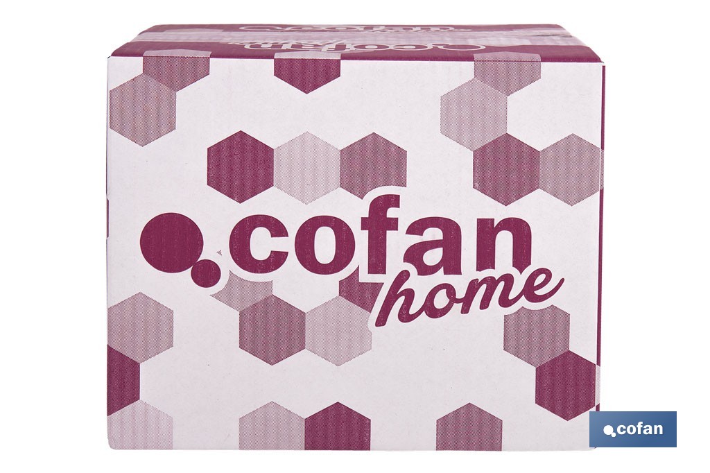 Pack of 6 wine glasses with 53cl capacity | Long and thin stem with a wide base - Cofan