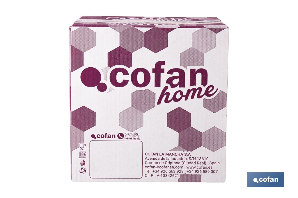 Pack de 6 copas jerezanas de cristal con tallo alto | Capacidad: 30 cl | Copas catavino para degustación - Cofan