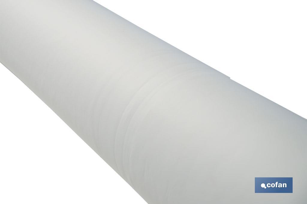Foam table protector | White | Phthalate-free duffel | Thickness 1.5mm | Available in different sizes - Cofan
