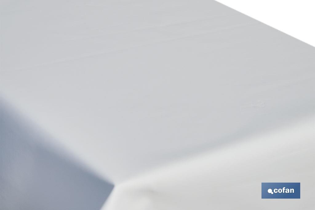 Foam table protector | White | Phthalate-free duffel | Thickness 1.5mm | Available in different sizes - Cofan