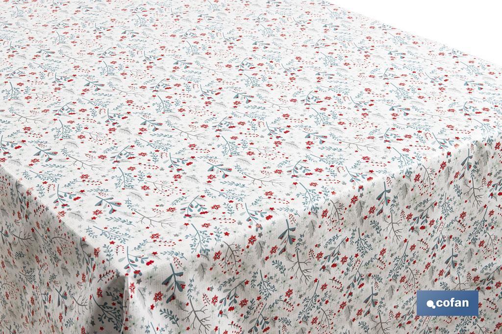 Rollo de hule con diseño primaveral | Protección y estilo para la mesa - Cofan