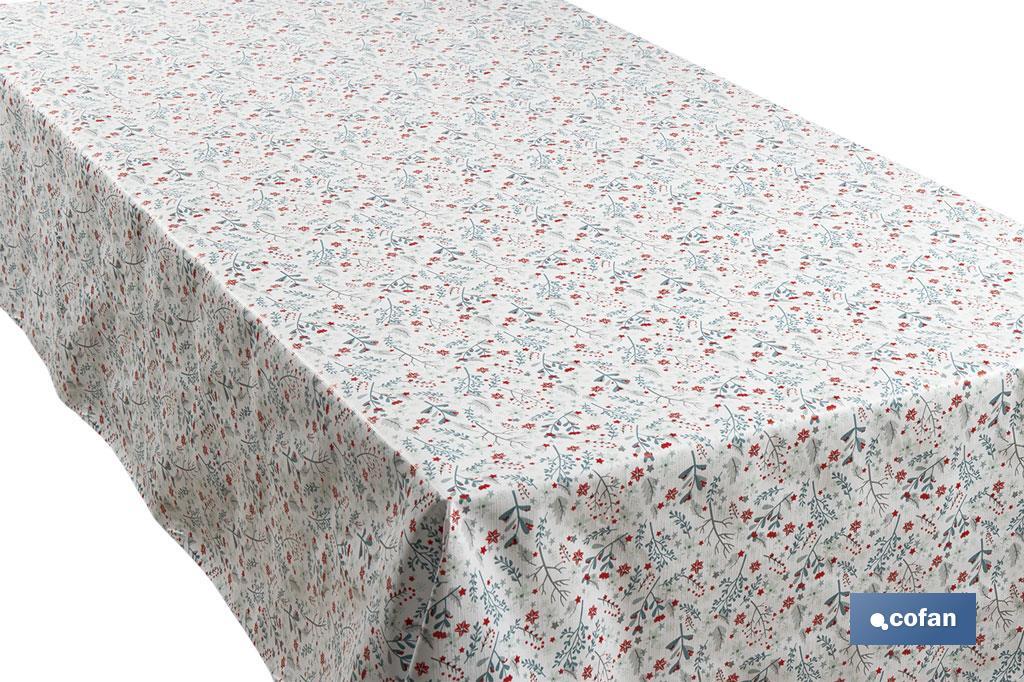Rollo de hule con diseño primaveral | Protección y estilo para la mesa - Cofan