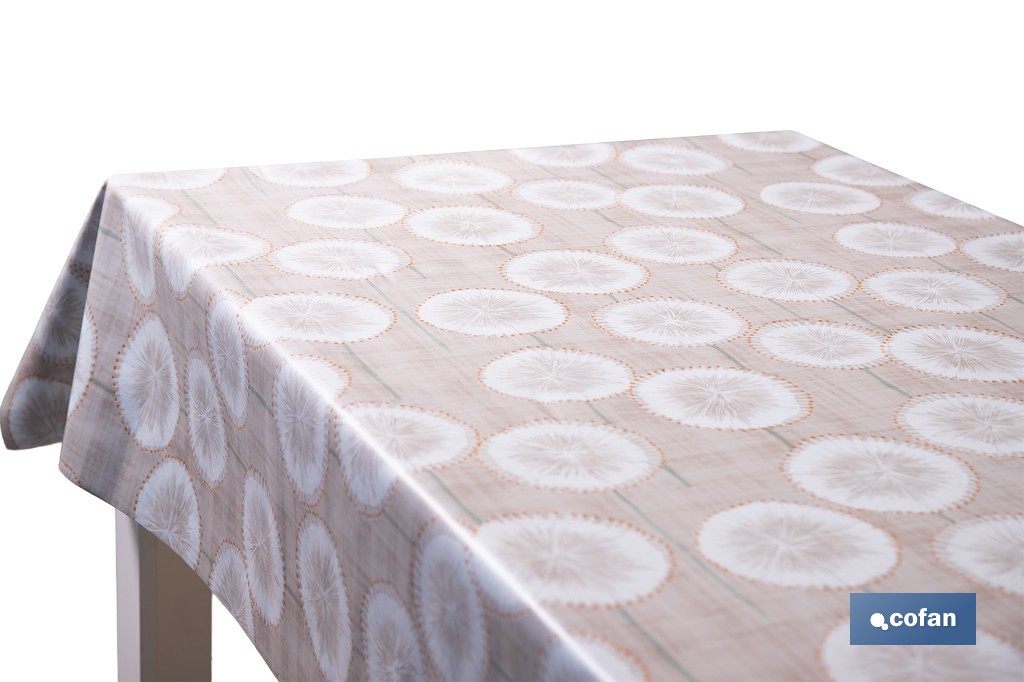 Rollo de hule estampado esfera silvestre | Materiales: polipropileno y PVC | Gran resistencia a líquidos y manchas | Fácil limpieza | Medidas 1,40 x 20 m - Cofan