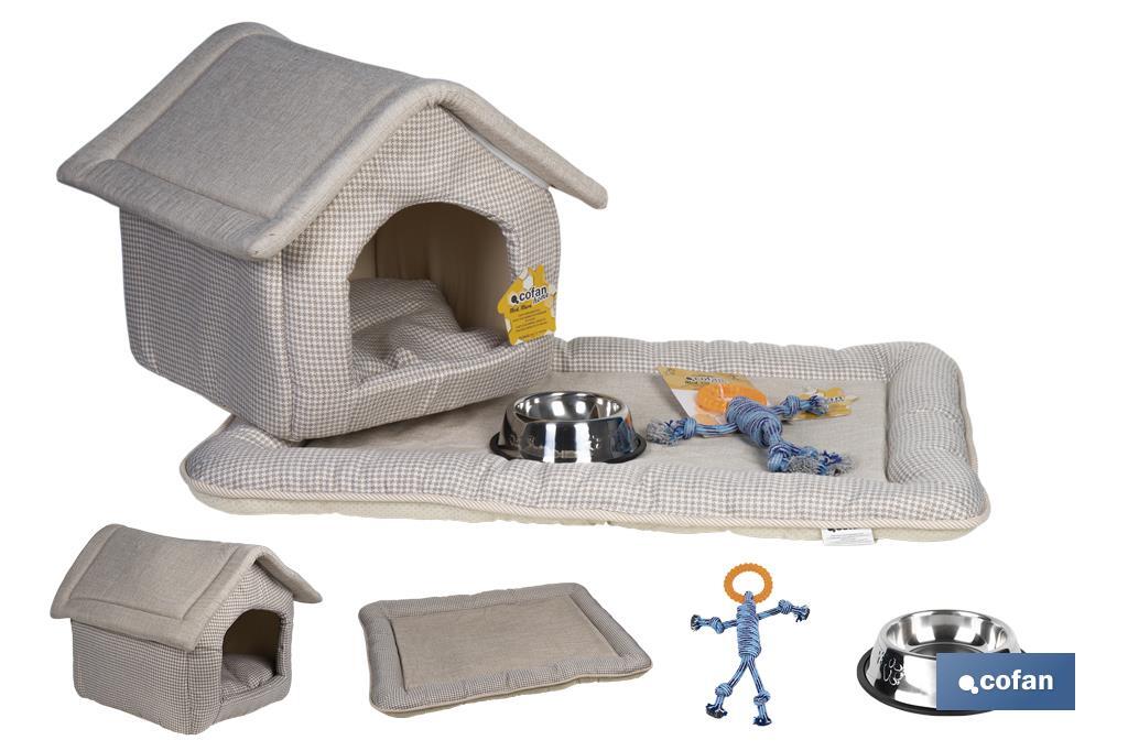 Conjunto de 4 acessórios para animais de estimação para a casa - Cofan