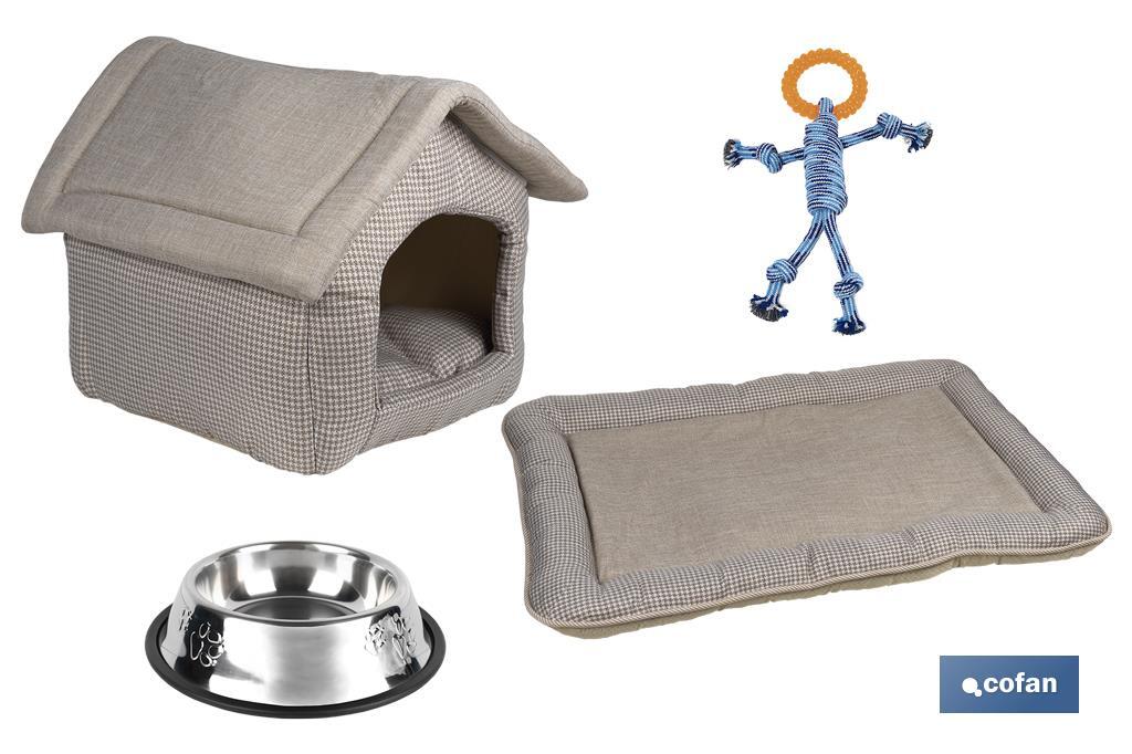 Conjunto de 4 acessórios para animais de estimação para a casa - Cofan