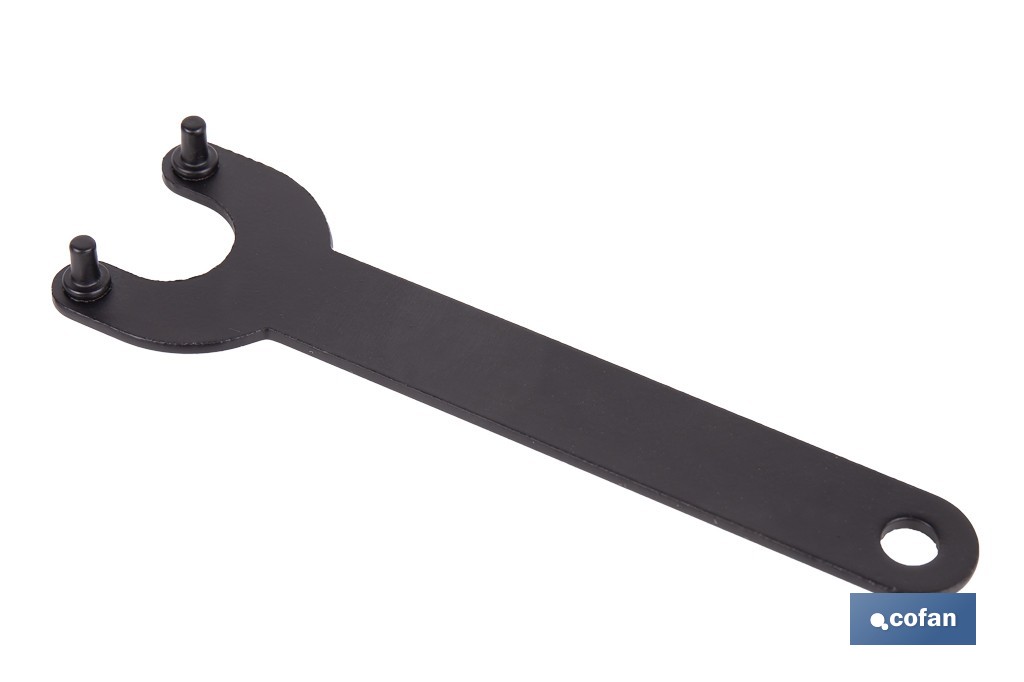Llaves para discos de amoladora angular de acero al carbono | Resistentes y ergonómicas | Disponibles para discos de 115-125 y 180-230 mm - Cofan