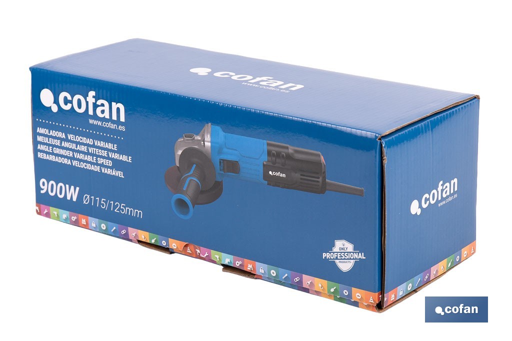 900W ANGLE GRINDER - Cofan