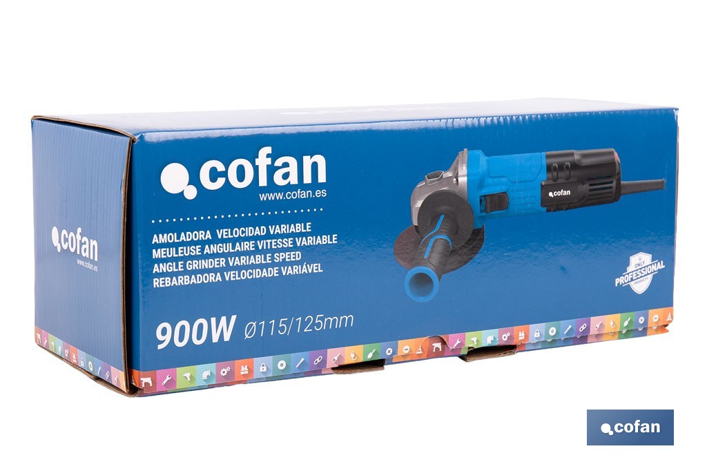 900W ANGLE GRINDER - Cofan