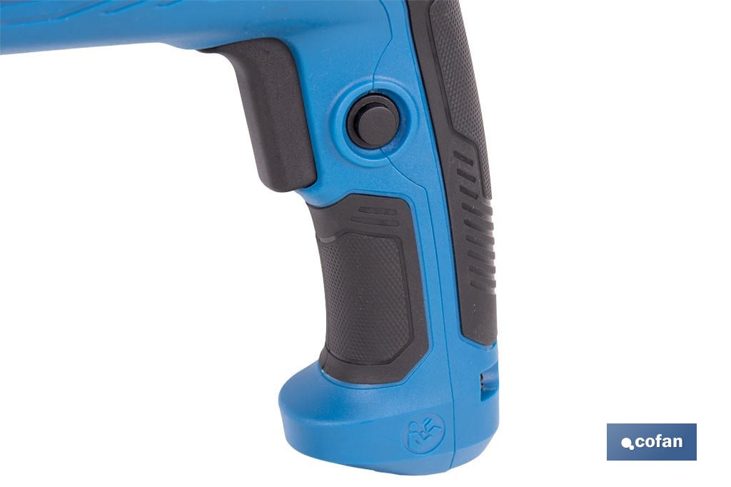 Taladro martillo perforador SDS-Plus | 1050 W, 5200 bpm con energía de impacto de 3,2 J | Accesorios incluidos - Cofan