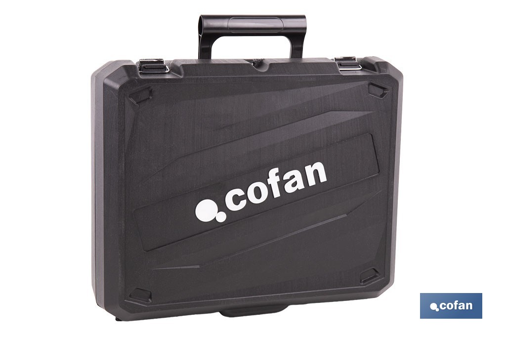 Pistola termica ad aria calda, display LCD digitale, 2000W | Temperatura regolabile da 50ºC fino a 650ºC | Display digitale - Cofan