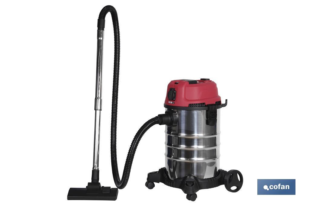 ASPIRATEUR PROFESSIONNEL 30 LITRES MODÈLE SIROCO - Cofan