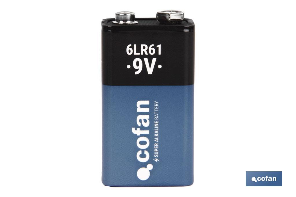 Alkaline Batterien- 6LR61/9V - Cofan