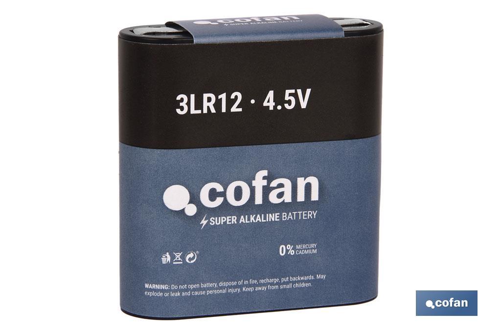 Alkaline batteries - 3LR12/4,5V - Cofan