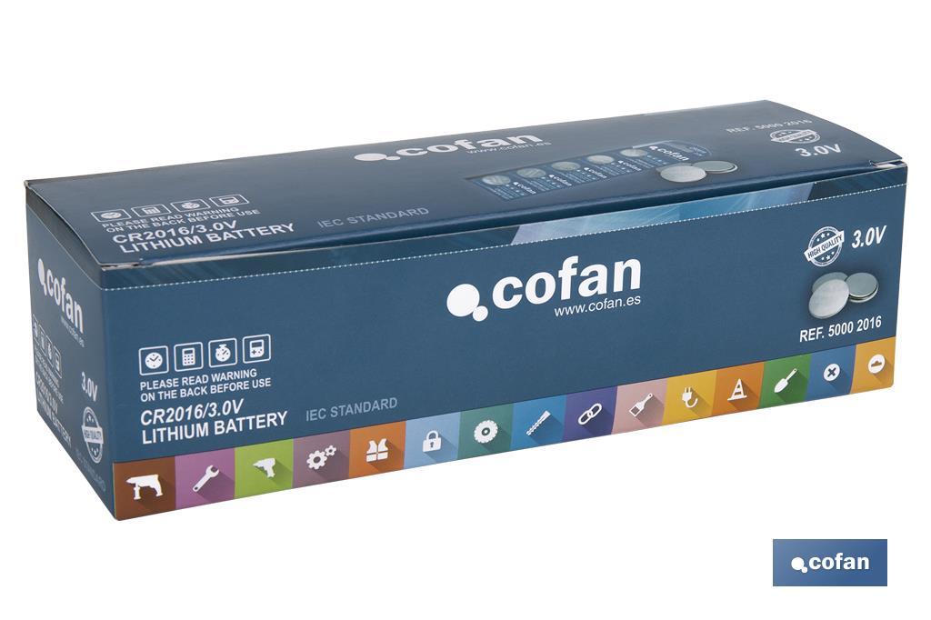 Watch battery CR2016/3.0V - Cofan