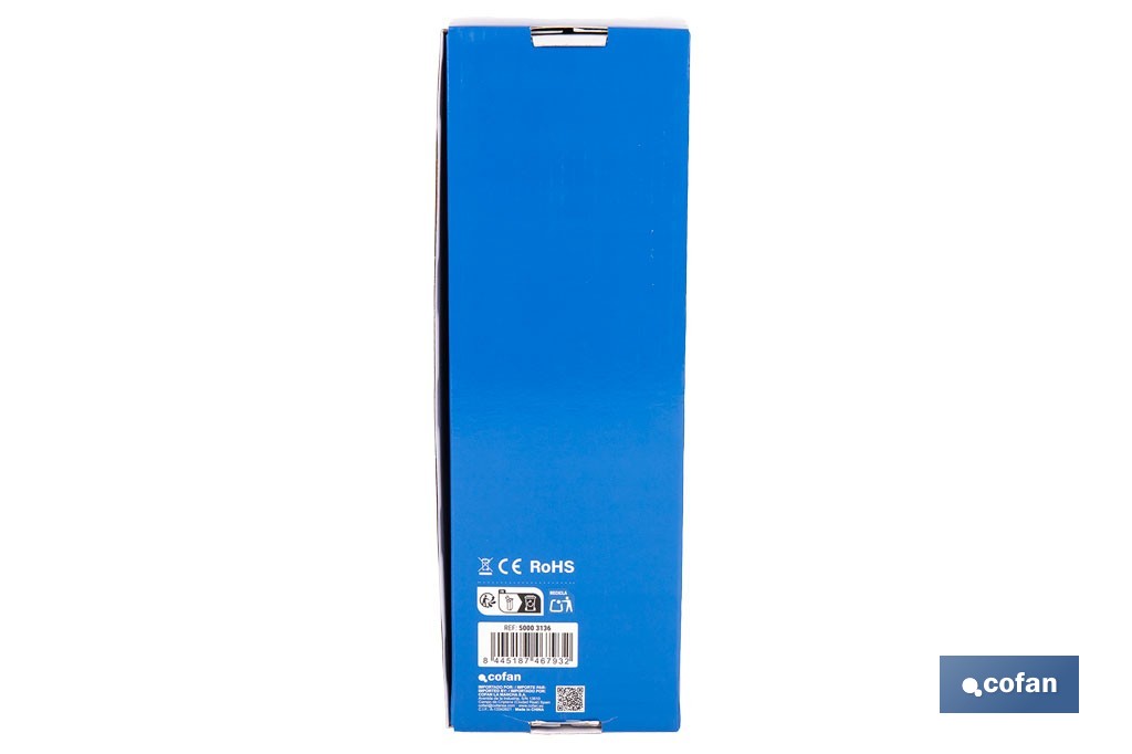 Linterna LED de alta potencia | Recargable con 6 modos de luz | Disponible en dos potencias: 18.000 lm y 10.000 lm - Cofan