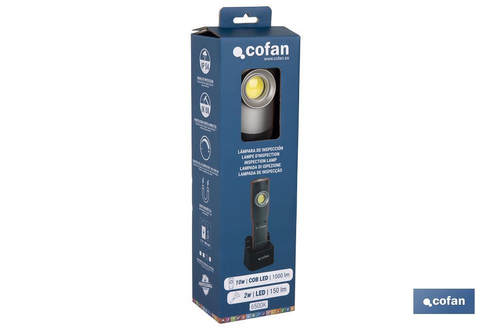 Lampe torche d'atelier rechargeable - Cofan