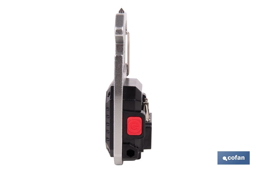 Linterna llavero LED COB 500 lm recargable con 7 modos de luz | Lámpara multifuncional - Cofan
